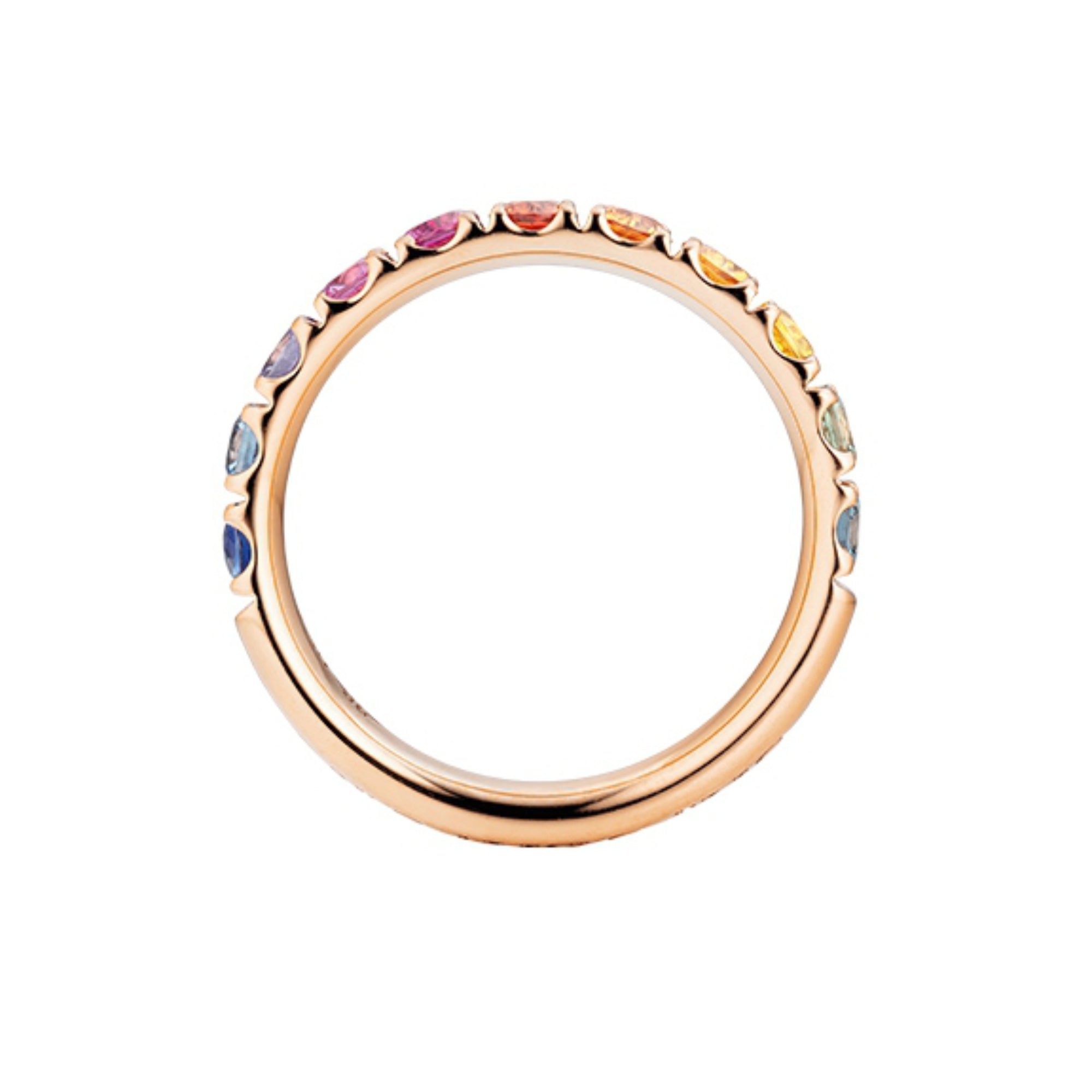 Capolavoro Ring Rainbow - RI9SMC02730.RAINBOW (RAINBOW) aus Roségold mit Saphir