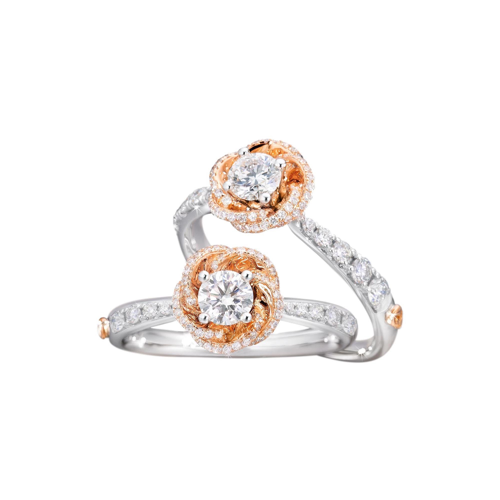 Capolavoro Ring Rose Dream - RI8BRW08008.0.33TW (33TW-VS-M) aus Weißgold mit Diamant