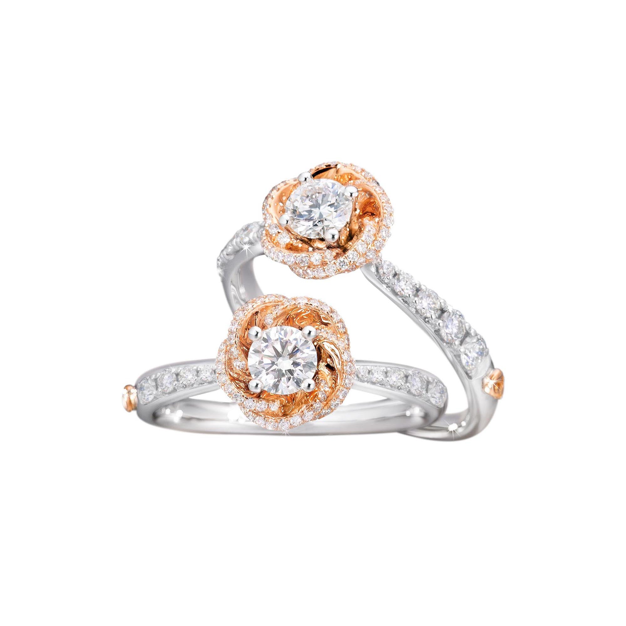 Capolavoro Ring Rose Dream - RI8BRW08008.0.33TW (33TW-VS-M) aus Weißgold mit Diamant