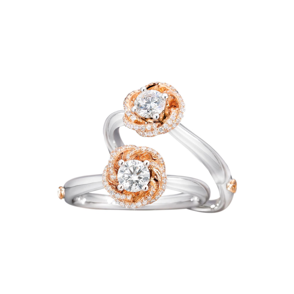 Capolavoro Ring Rose Dream - RI8BRW08011.0.33TW (33TW-VS-M) aus Weißgold mit Diamant