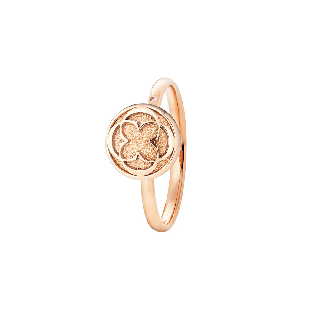 Capolavoro Ring Rose - RI900002802.DIAMANTIERT (DIAMANTIERT) aus Roségold mit Diamant