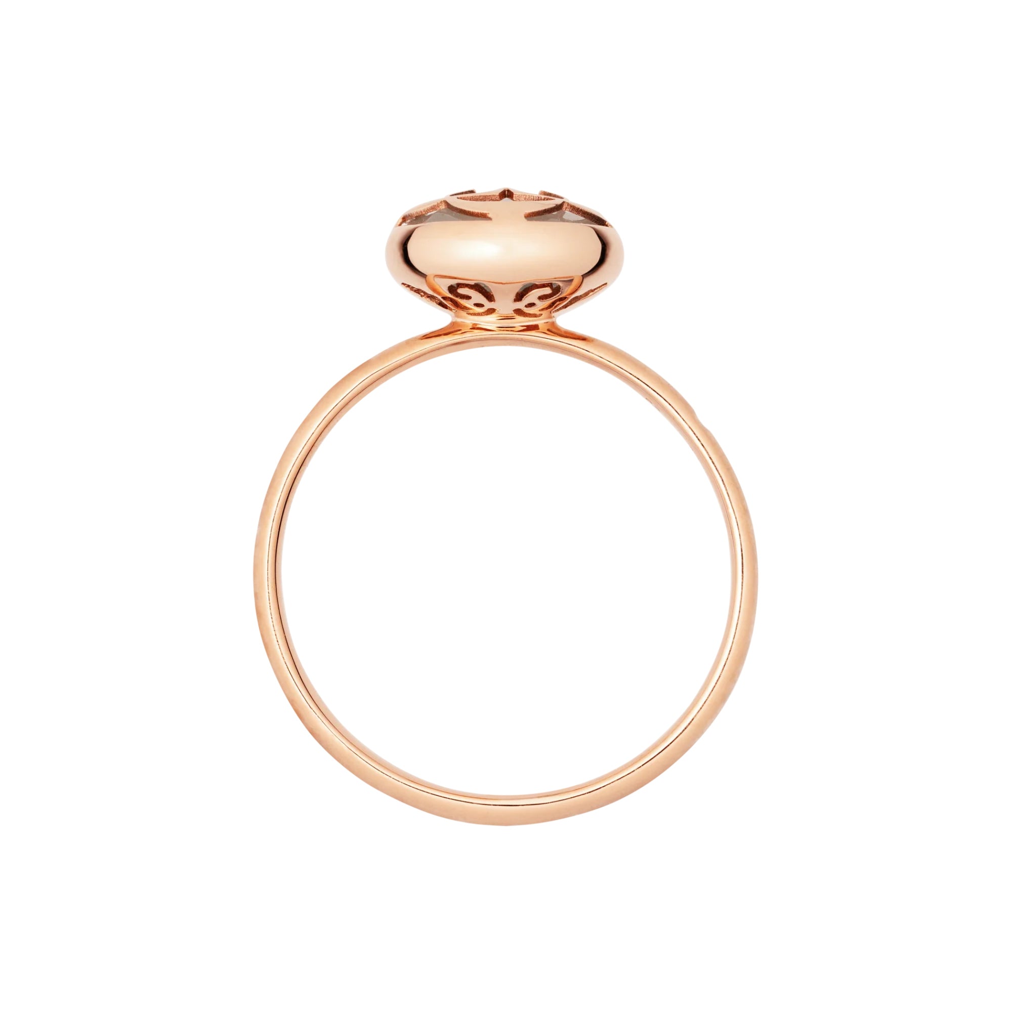 Capolavoro Ring Rose - RI9ACG02802.BEK (BEK) aus Roségold mit Achat und Diamant