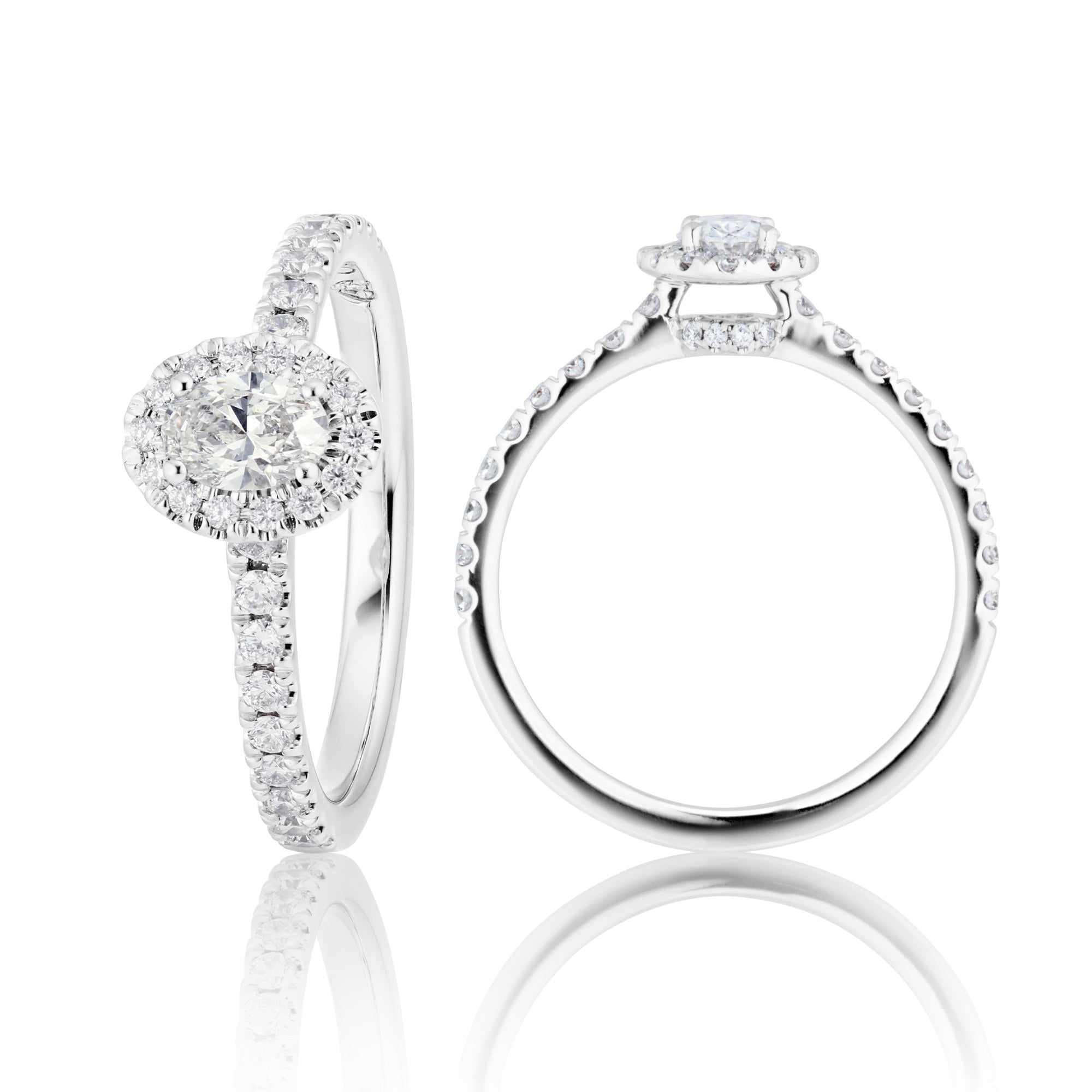 Capolavoro Ring Shades of Love - RI8BRW02749.0.30TW (30TW-SI-GIA) aus Weißgold mit Diamant