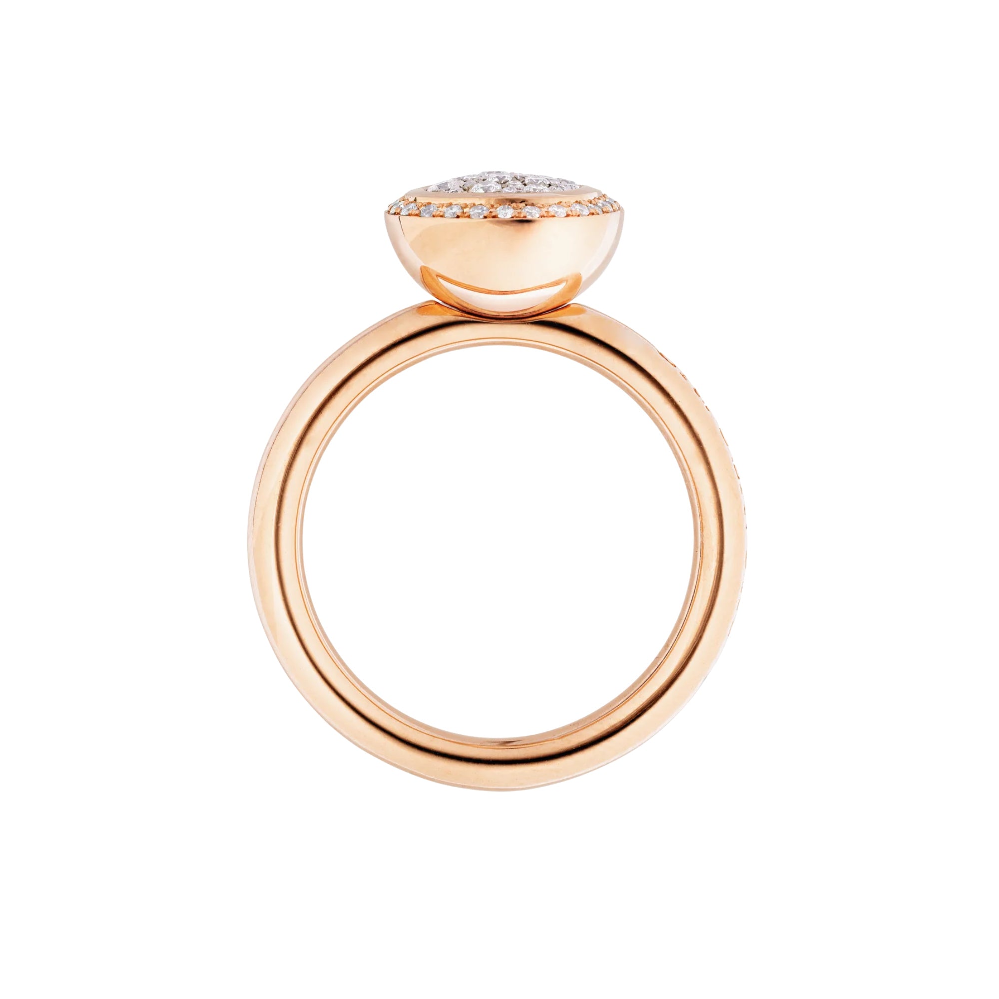 Capolavoro Ring Twinkle Balloon (RI9BRW02776) aus Bicolor-Gold mit Diamant