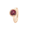 Capolavoro Ring Twinkle Balloon (RI9RHO02775) aus Roségold mit Diamant und Rhodolith