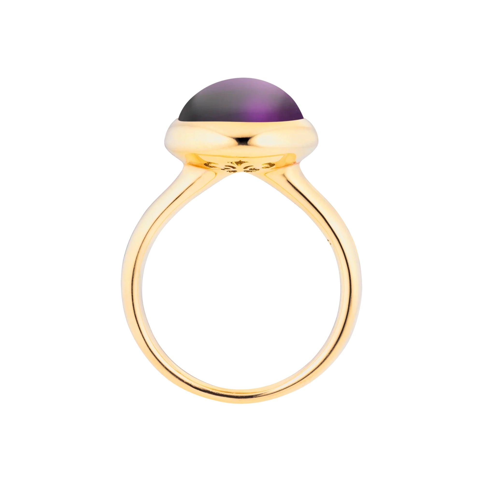Capolavoro Ring Velluto (RI7AMI02559) aus Gelbgold mit Amethyst