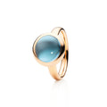 Capolavoro Ring Velluto (RI9TOA02559) aus Roségold mit Topas