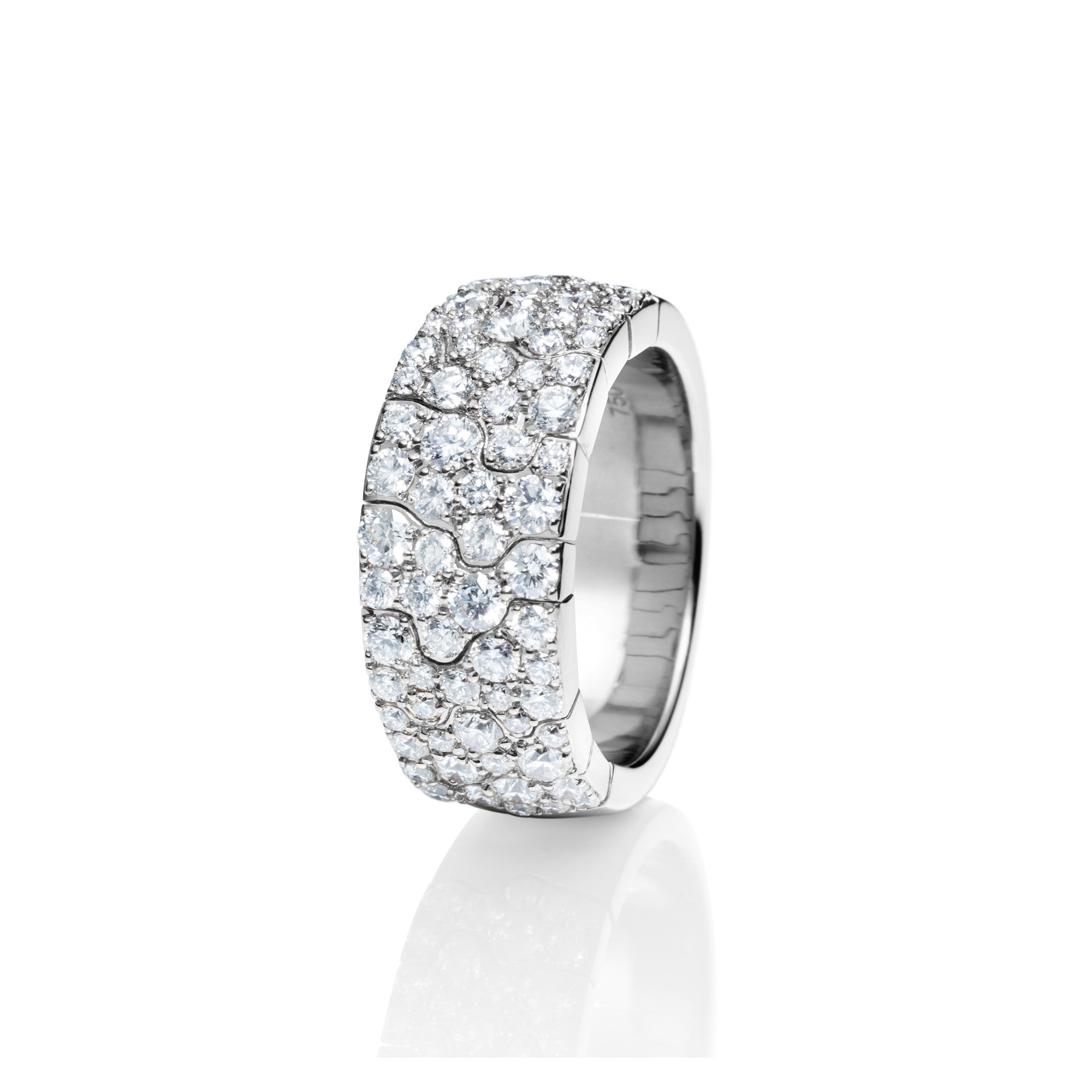 Capolavoro Ring Vulcano (RI8B02460) aus Weißgold mit Diamant