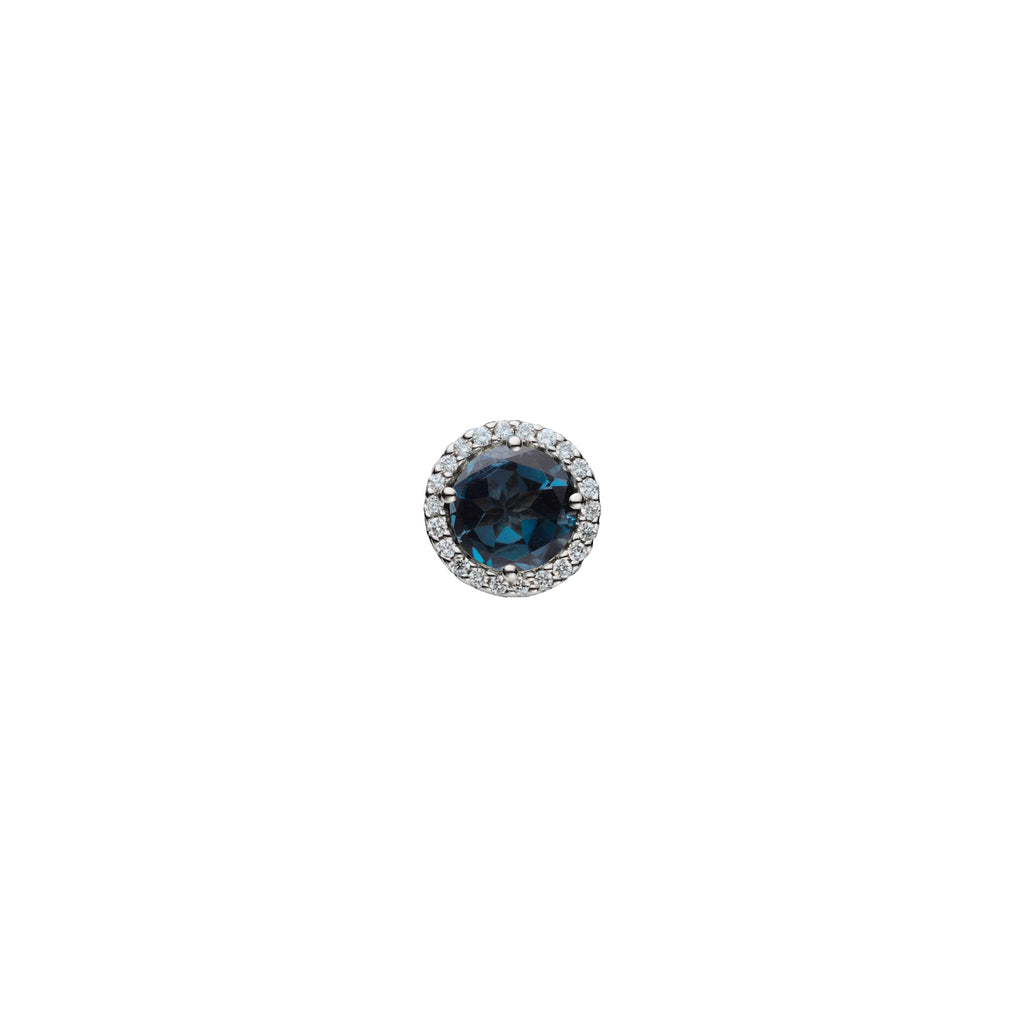Capolavoro Schmuckelement Espressivo (AH8LT2005) aus Weißgold mit Diamant und Topas