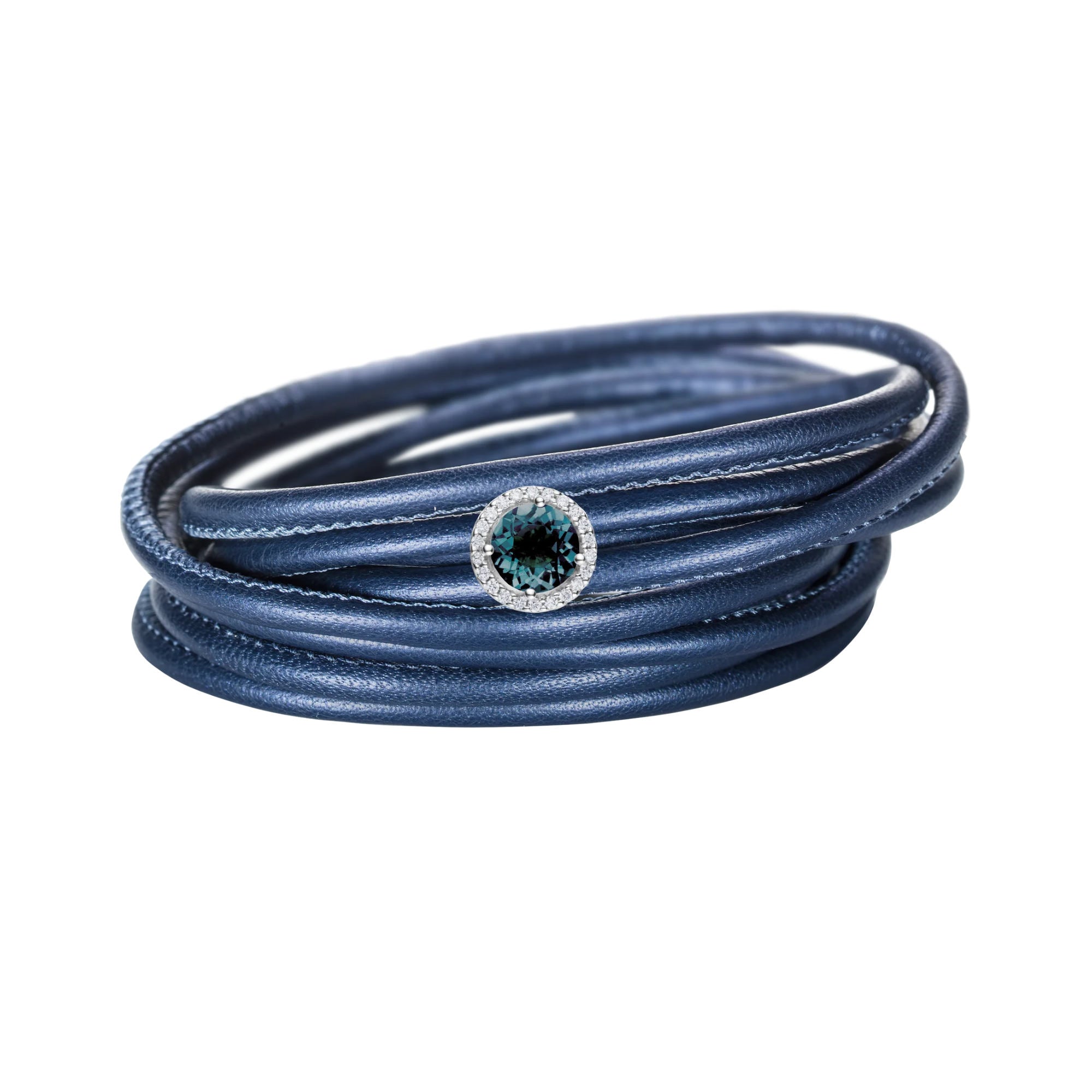 Capolavoro Schmuckelement Espressivo (AH8LT2005) aus Weißgold mit Diamant und Topas
