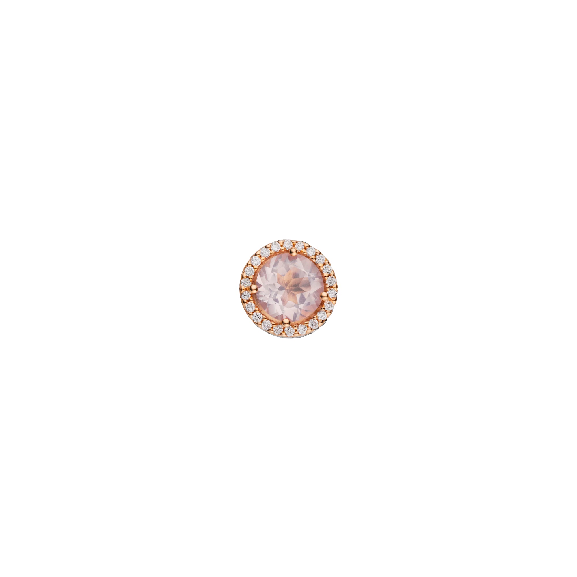Capolavoro Schmuckelement Espressivo (AH9RO2005) aus Roségold mit Diamant und Rosenquarz