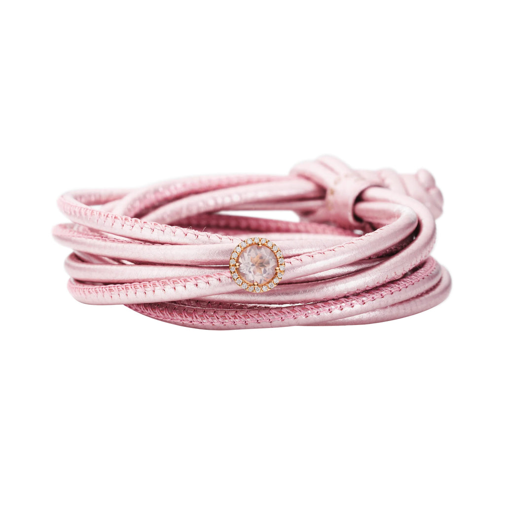 Capolavoro Schmuckelement Espressivo (AH9RO2005) aus Roségold mit Diamant und Rosenquarz