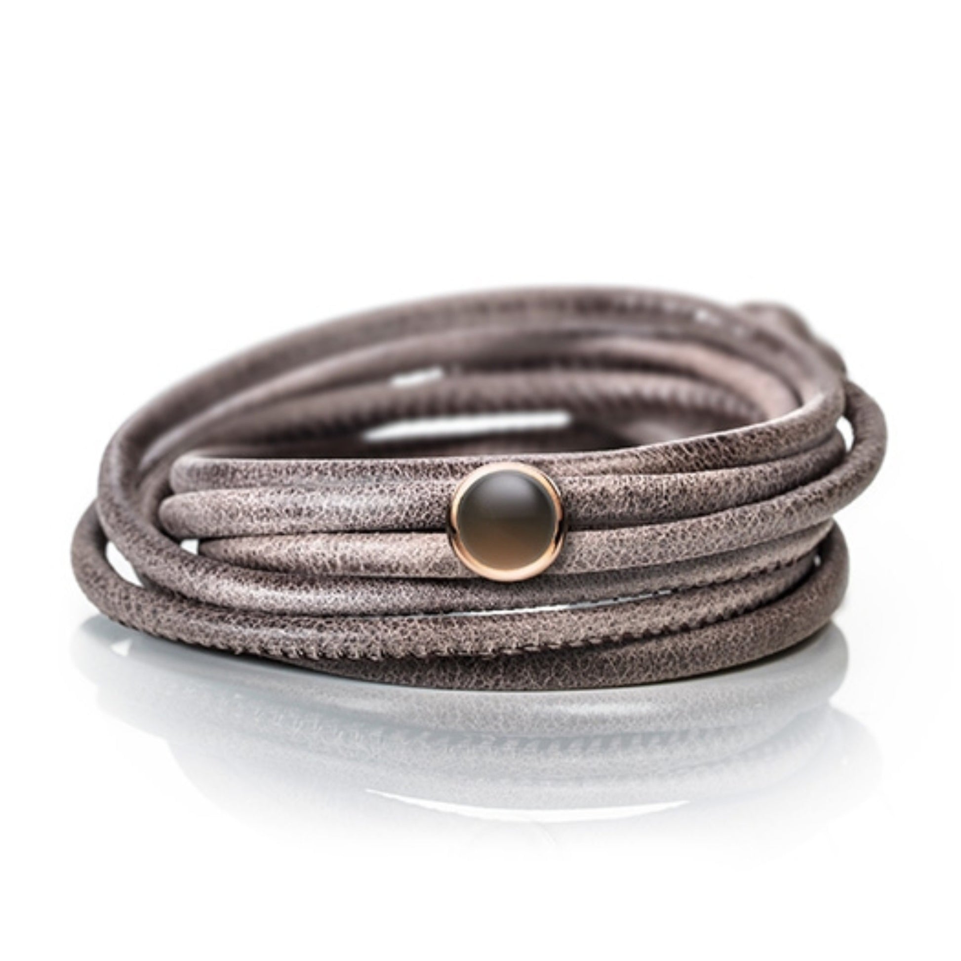 Schmuckelement Velluto , Roségold • Rauchquarz von Capolavoro (AH9RQ2001)