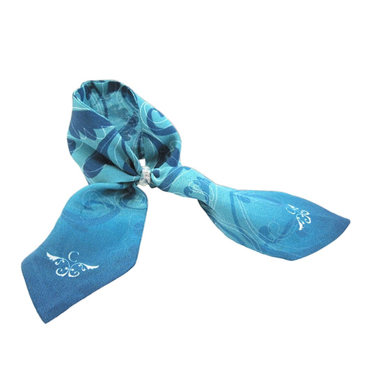 Seidentuch Joy, Weißgold von Capolavoro (SET-SEIDENBAND-BLAU.WG)