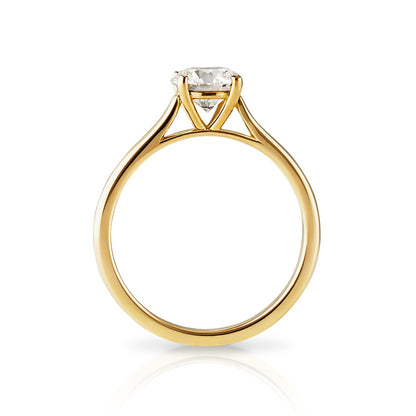 Gigi Ring aus recyceltem Gold mit Labordiamanten - Luxusschmuck aus Berlin von The Good Bling