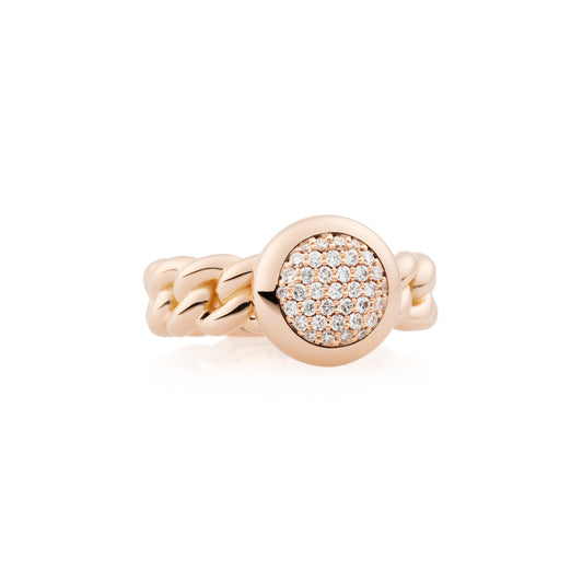 Classico Ring, Roségold • Diamant von Bron (8RR4853BR)