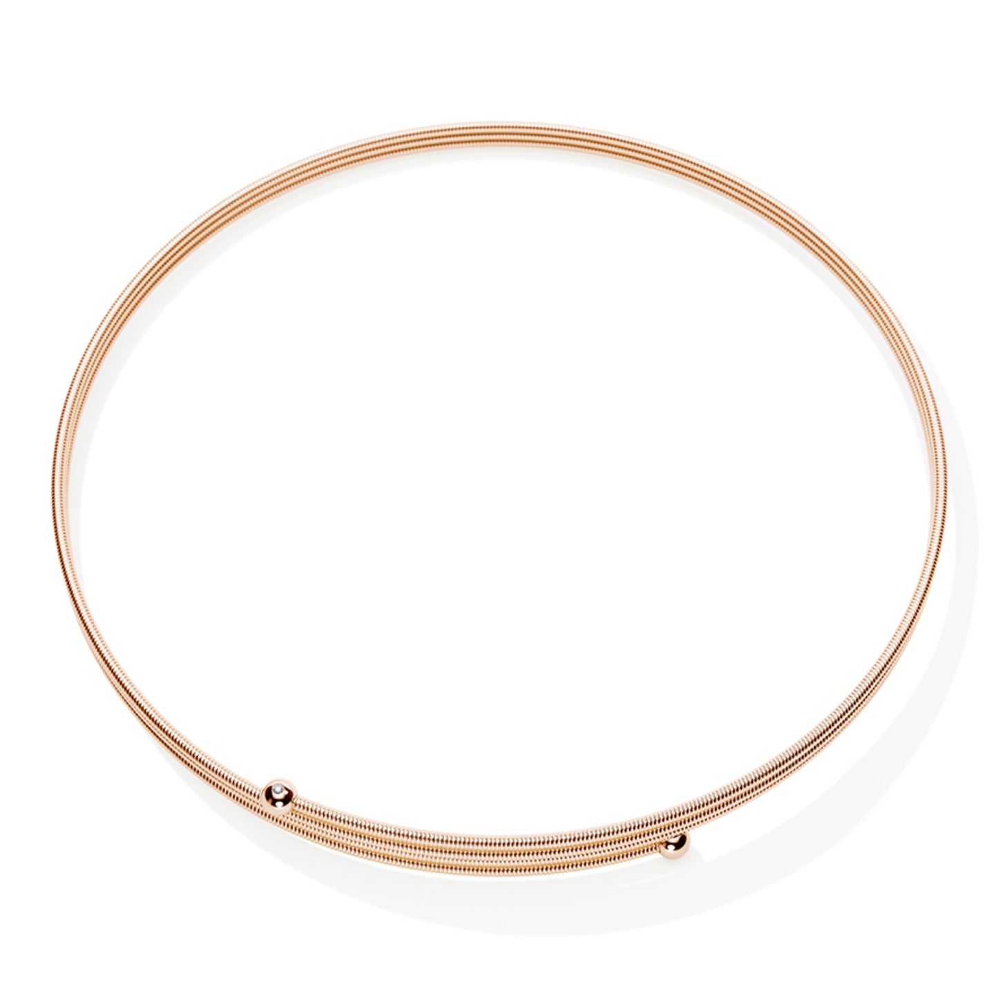 Colette C Embrace Collier 3-fach von Niessing (N373923-145mm-1br-cr)