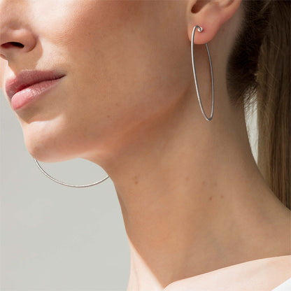 Colette Creolen , Platin von Niessing (N314015-ST-57mm-pt)