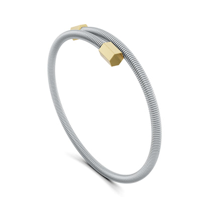 Colette Elementyx Embrace Hexagon Armreif, Platin von Niessing (N402056-62mm-pt-cy)