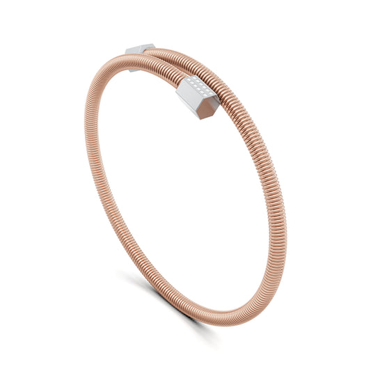 Colette Elementyx Embrace Hexagon Armreif von Niessing (N402996-65mm-12x-0.003ct-sug-pt)