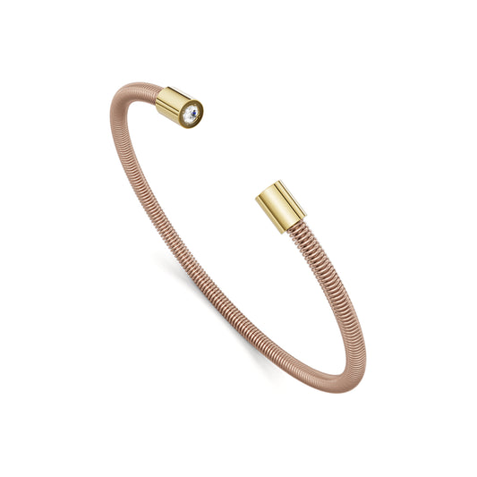 Colette Elementyx Space Zylinder Armreif • Diamant von Niessing (N402928-62mm-2brx0.1ct-rw-cy)