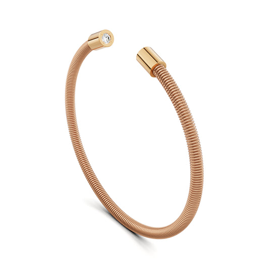Colette Elementyx Space Zylinder Armreif von Niessing (N402928-62mm-2x-0.1ct-cr-fr)