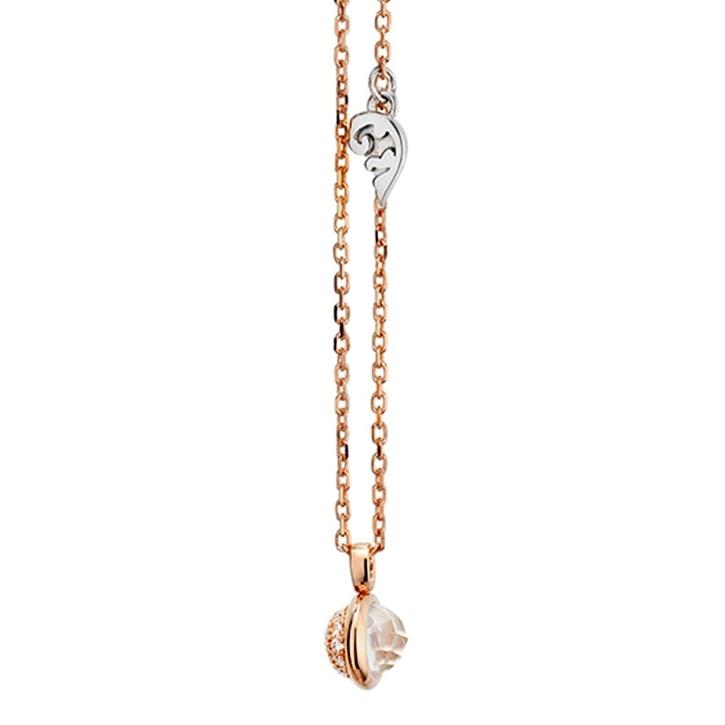 Collier Velluto, Roségold • Diamant • Topas von Capolavoro (CO9TOW08001-M)