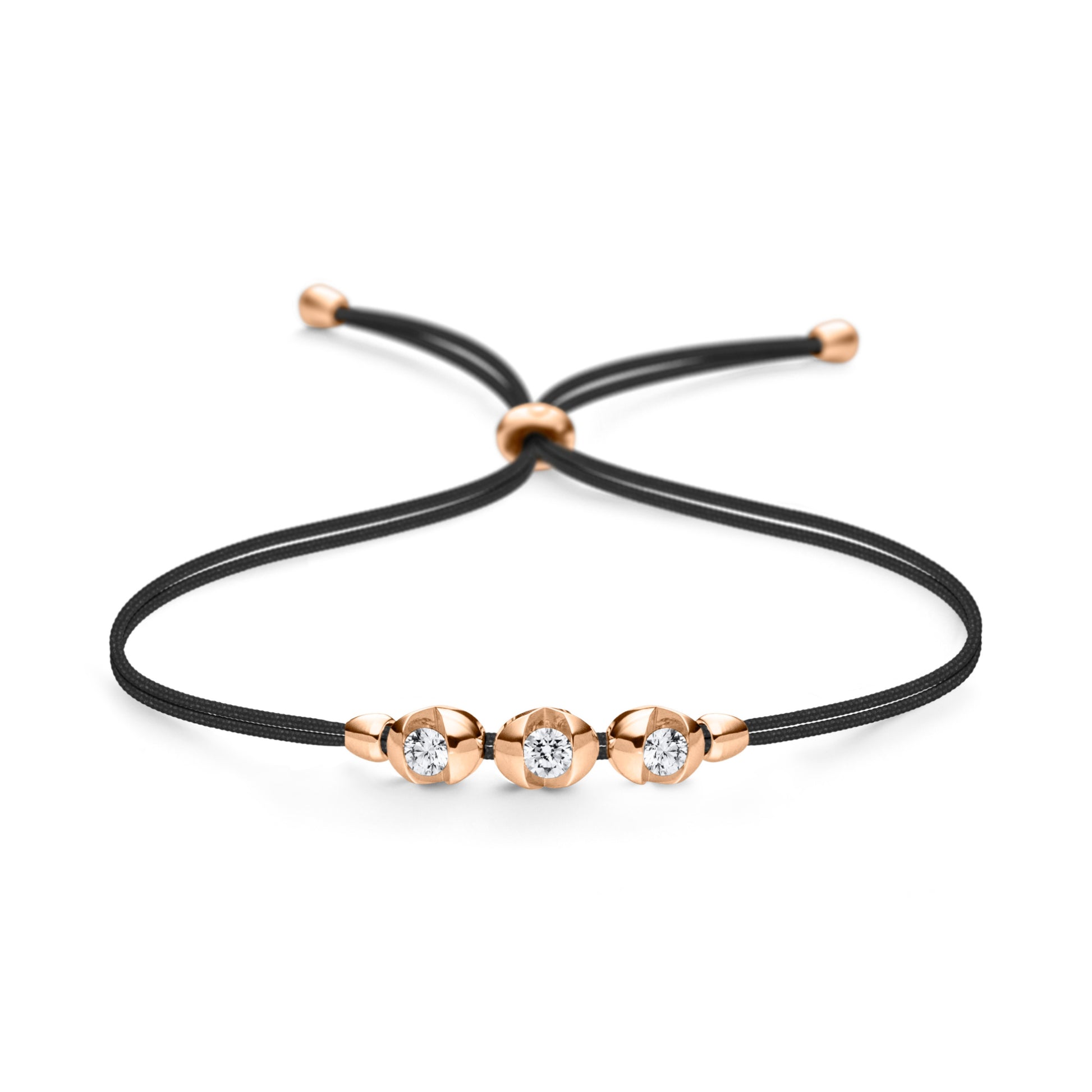 COLORTAIRE Armband, Roségold • Diamant von Schaffrath (CTR32_B_008_BR_2_11_MIDNIGHT_RW)