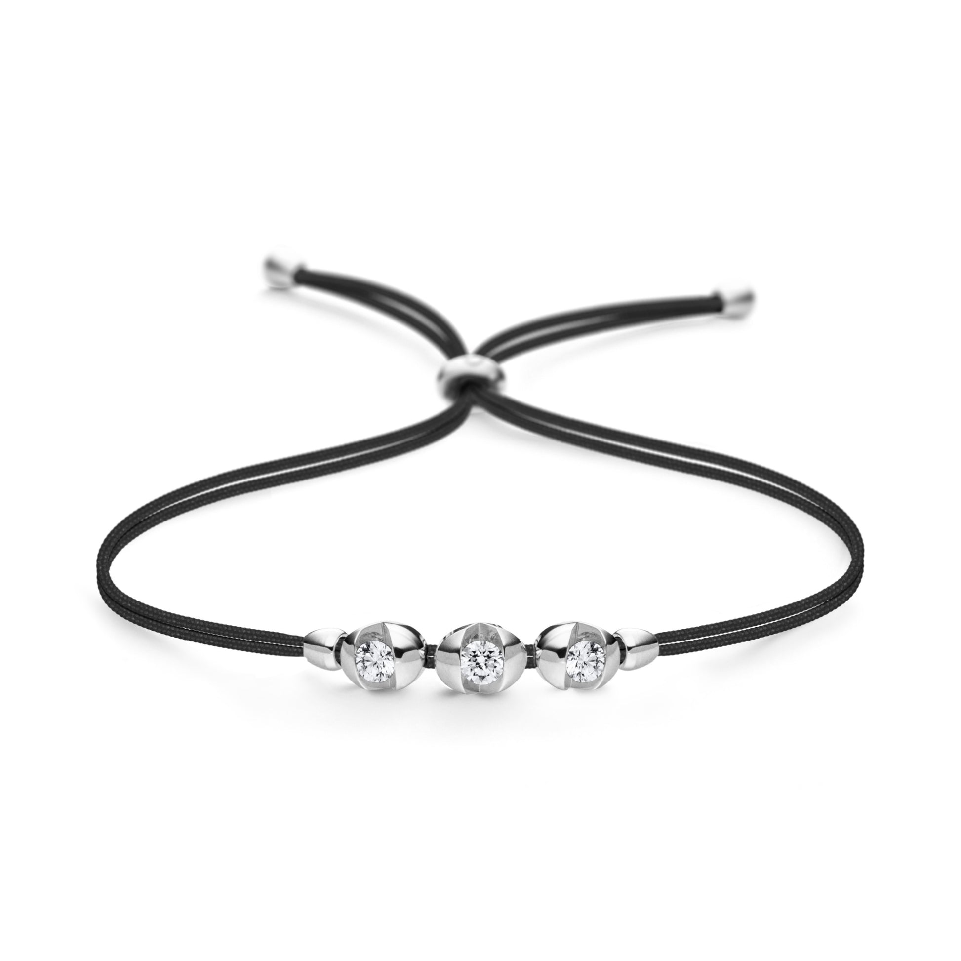 COLORTAIRE Armband, Weißgold • Diamant von Schaffrath (CTR32_B_008_BR_2_11_MIDNIGHT_WW)