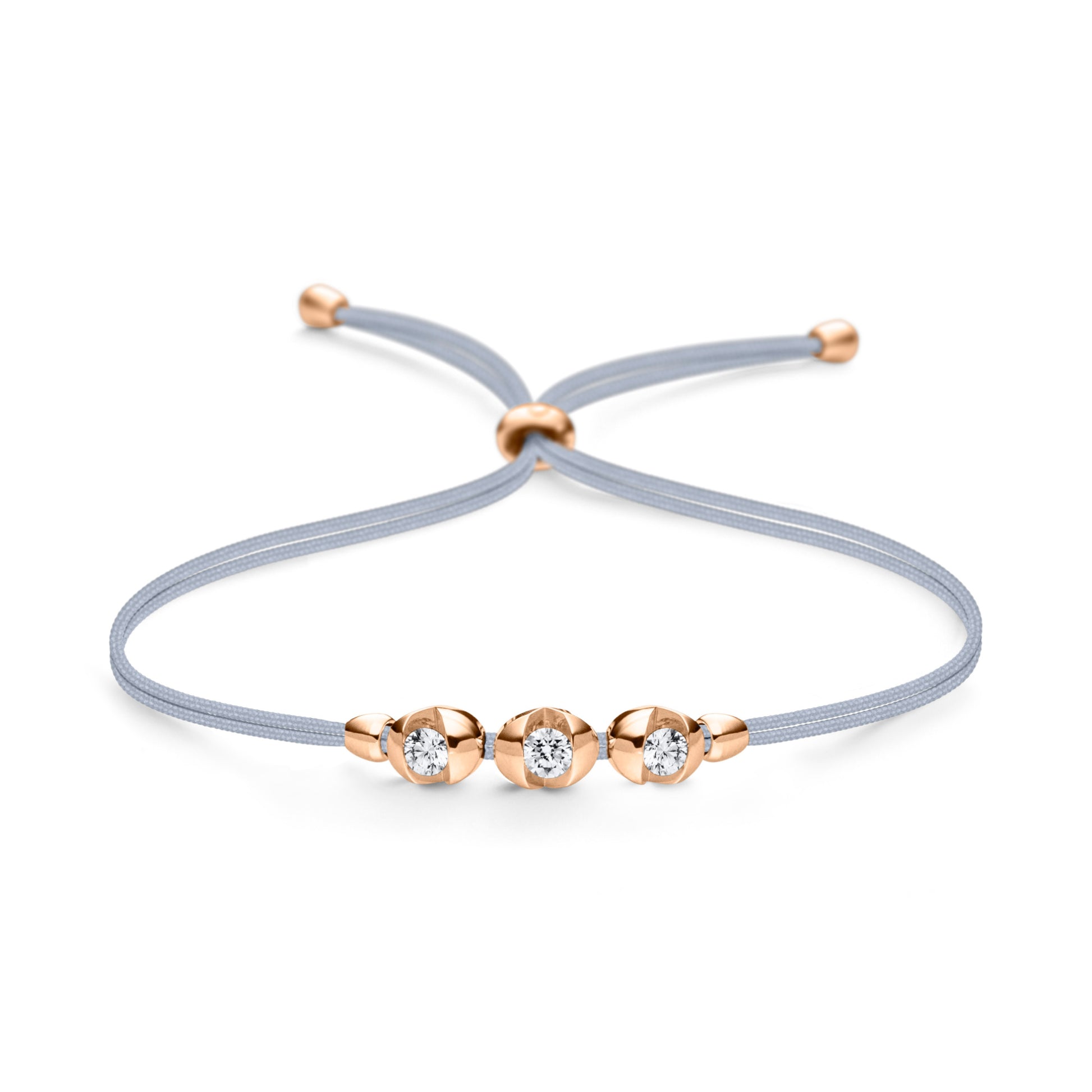 COLORTAIRE Armband, Roségold • Diamant von Schaffrath (CTR32_B_008_BR_2_12_SHADOWGREY_RW)