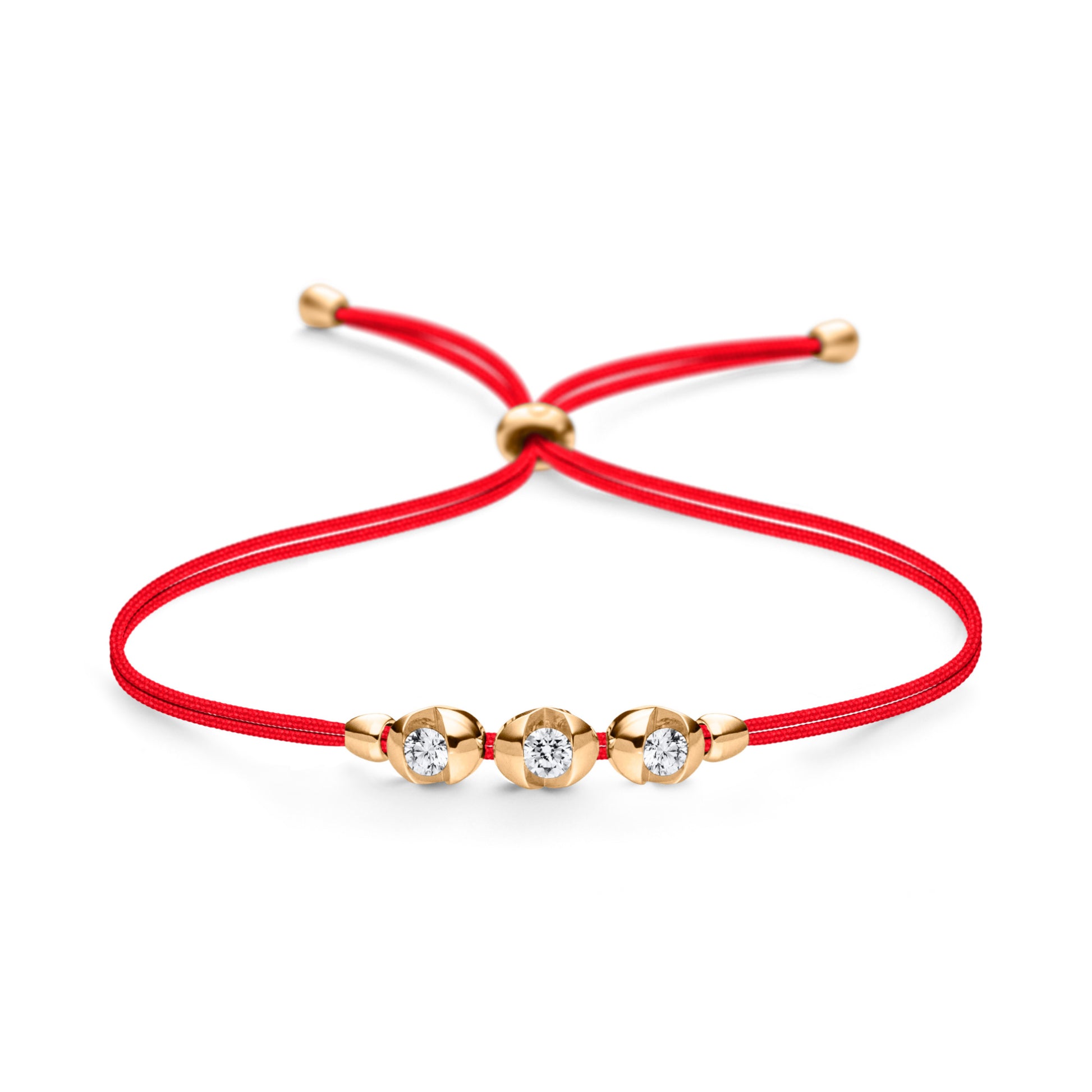 COLORTAIRE Armband, Gelbgold • Diamant von Schaffrath (CTR32_B_008_BR_2_15_RUBYRED_YW)