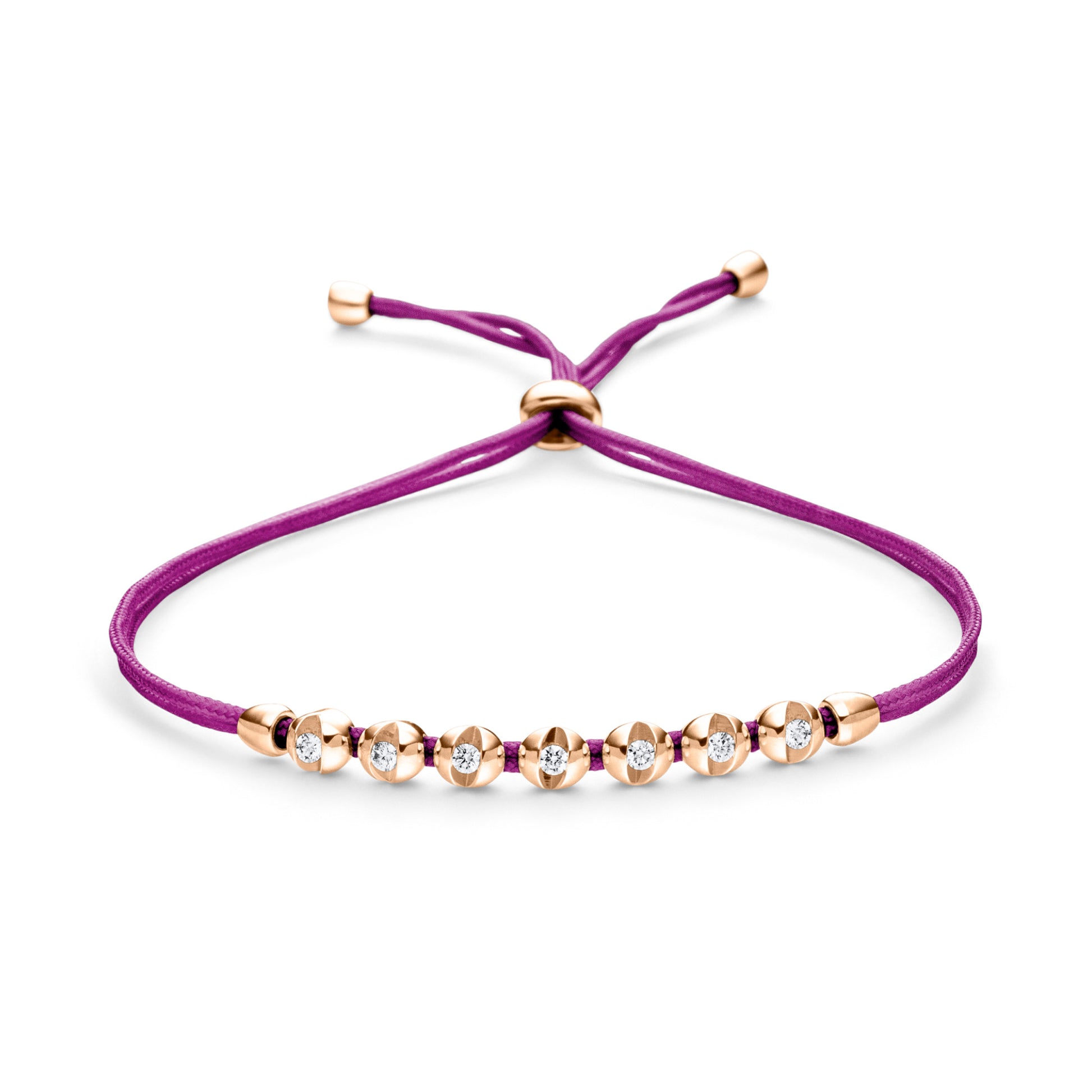 COLORTAIRE Armband, Roségold • Diamant von Schaffrath (CTR72_B_008_BR_2_04_ULTRAVIOLET_RW)