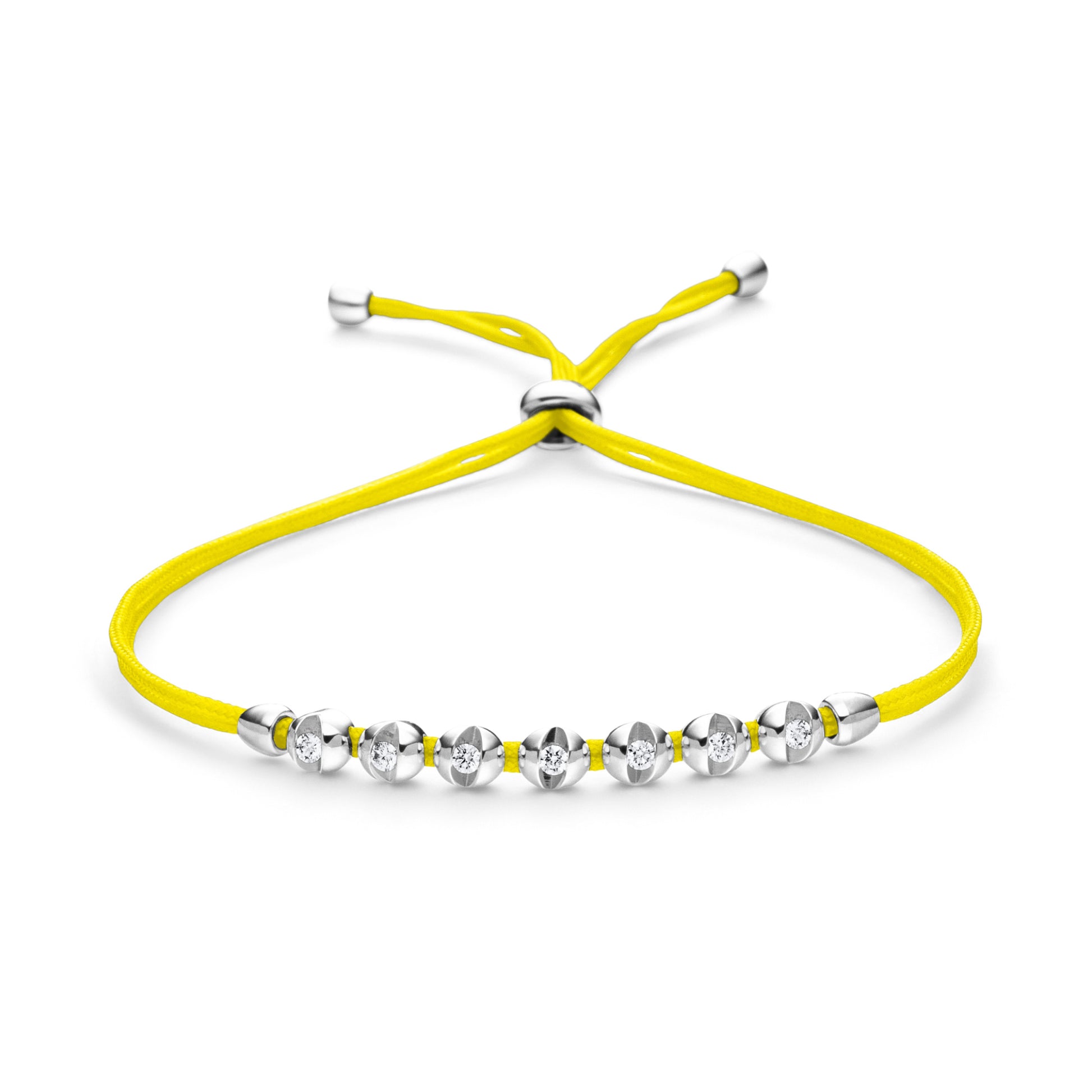 COLORTAIRE Armband, Weißgold • Diamant von Schaffrath (CTR72_B_008_BR_2_07_SUNFLOWER_WW)