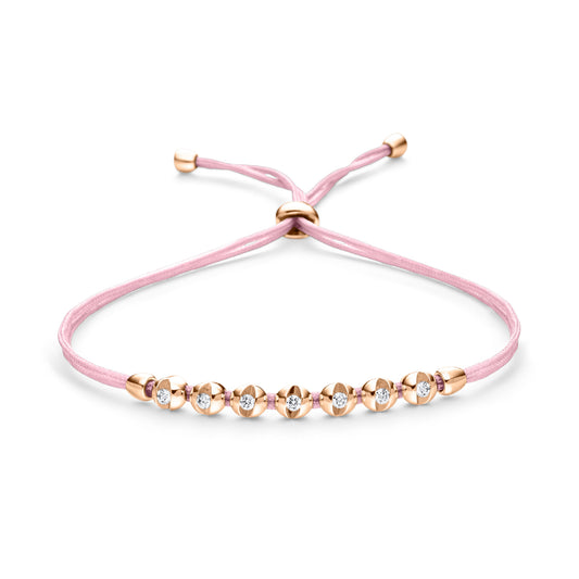 COLORTAIRE Armband, Roségold • Diamant von Schaffrath (CTR72_B_008_BR_2_10_CANDYPINK_RW)