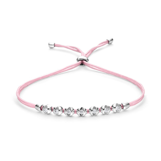 COLORTAIRE Armband, Weißgold • Diamant von Schaffrath (CTR72_B_008_BR_2_10_CANDYPINK_WW)