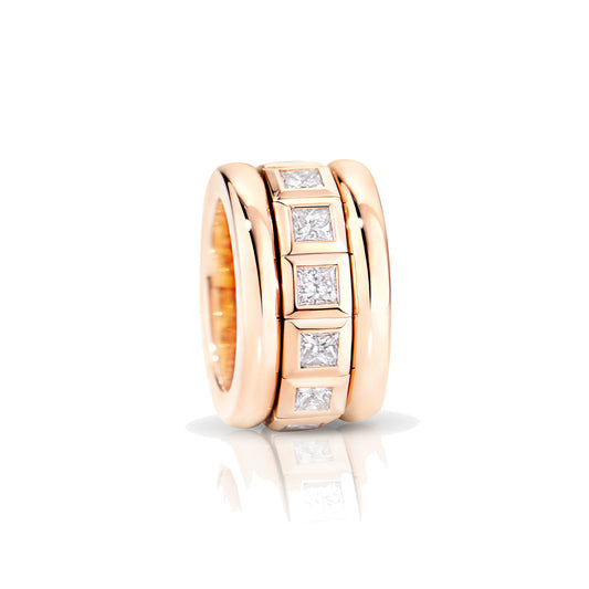 CURRICULUM VITAE 77 Ring , Roségold • Diamant von Tamara Comolli (R-CV77-14-PrL-rg)