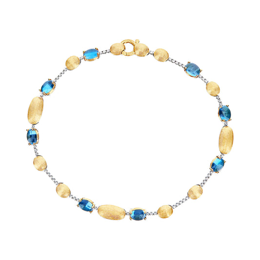 Dancing Azure Armband, Gelbgold • Diamant • Topas von Nanis (BS5-597)