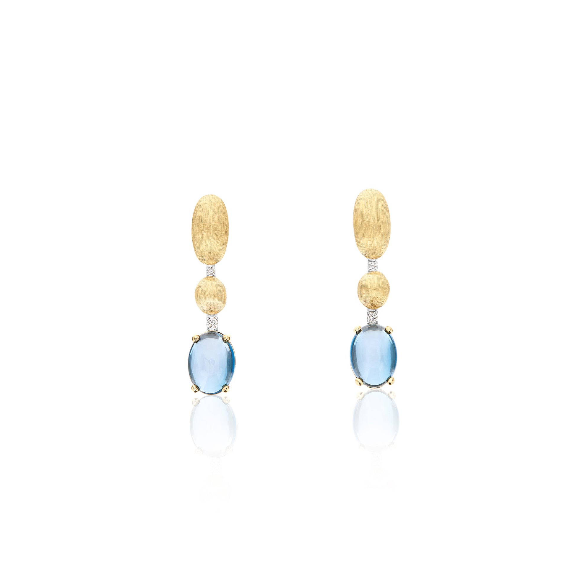 Dancing Azure Ohrhänger, Gelbgold • Diamant von Nanis (OS32-597)