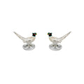 Deakin and Francis Silver Manschettenknöpfe Pheasant (C1726X0001) aus Sterlingsilber mit Emaille