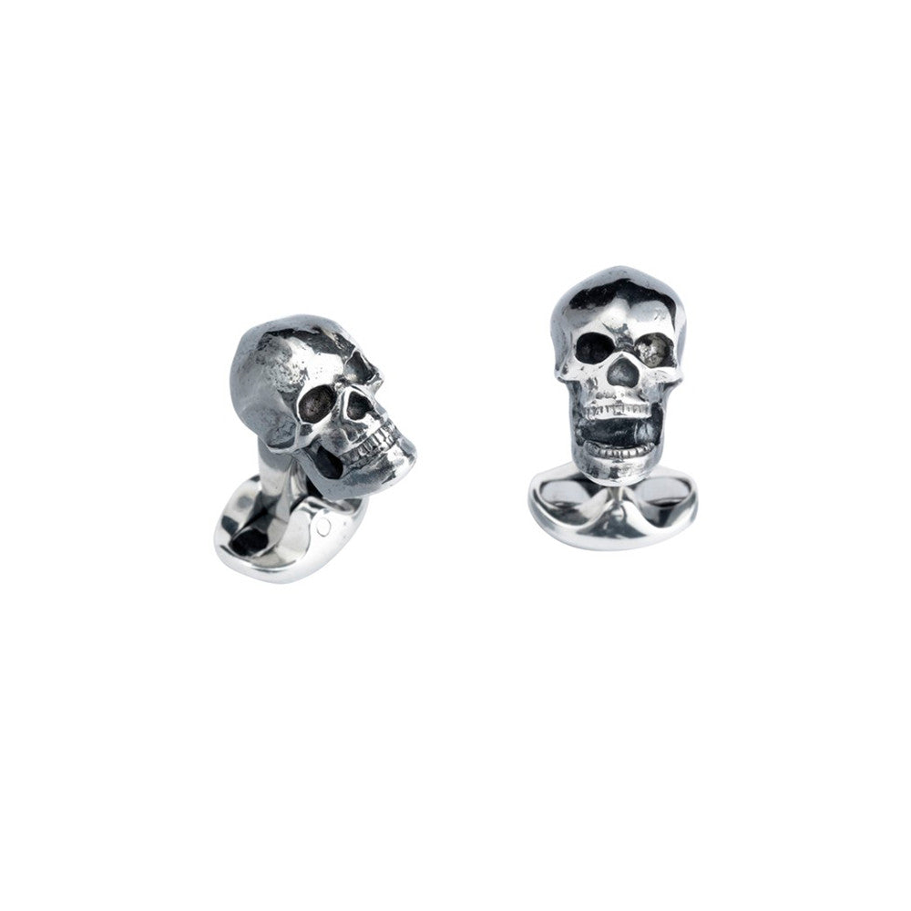 Deakin and Francis Silver Manschettenknöpfe Skull (C0106X0001) aus Sterlingsilber