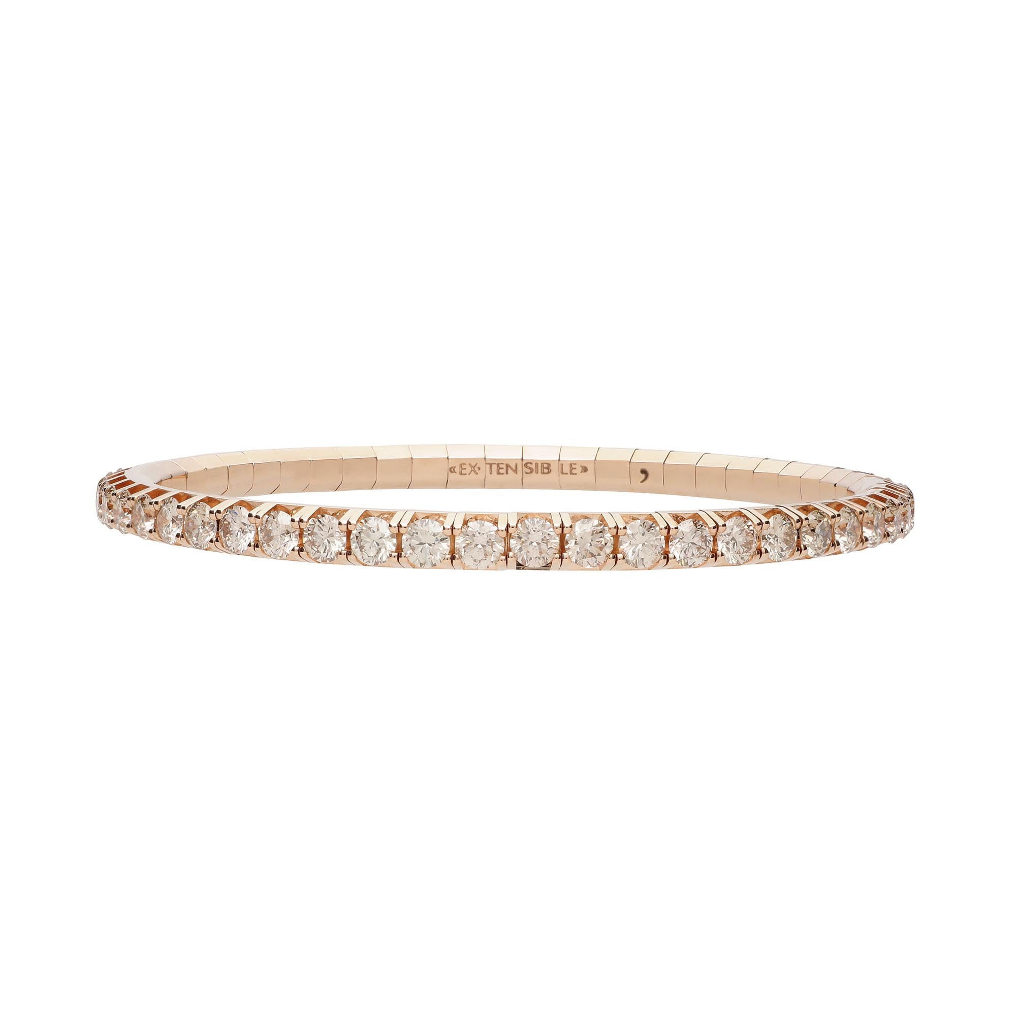 Demeglio Tennisarmband (BTE135DBW) aus Roségold mit Diamant