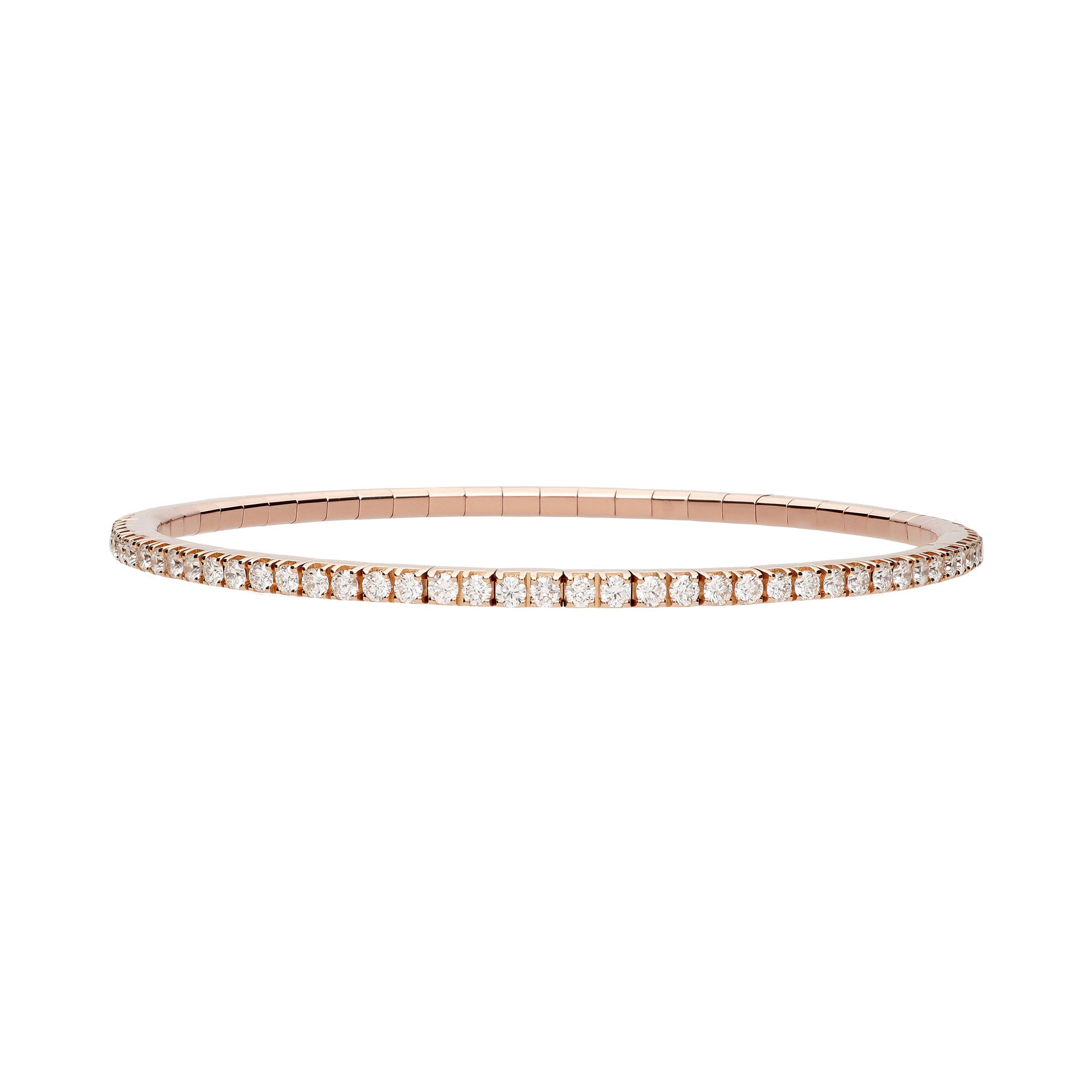 Demeglio Tennisarmband (BTE25DBW) aus Roségold mit Diamant