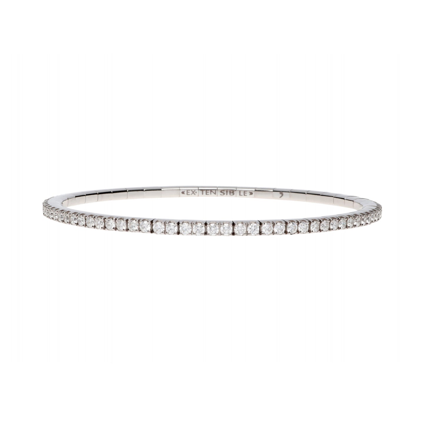 Demeglio Tennisarmband (BTE65DBOB) aus Weißgold mit Diamant