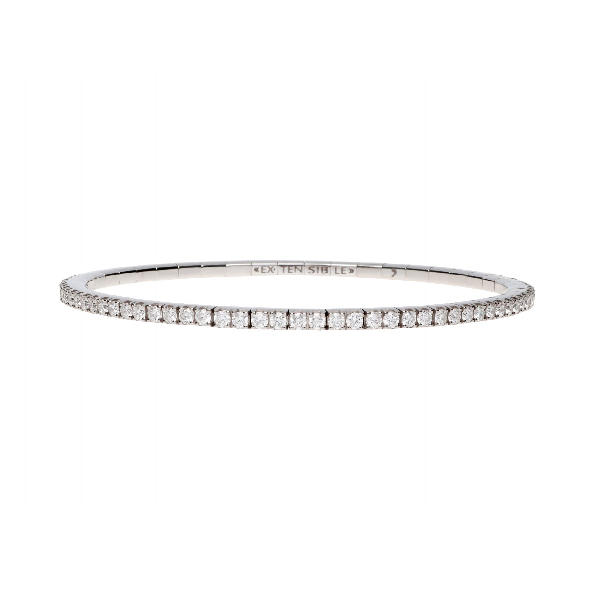 Demeglio Tennisarmband (BTE65DBOB) aus Weißgold mit Diamant