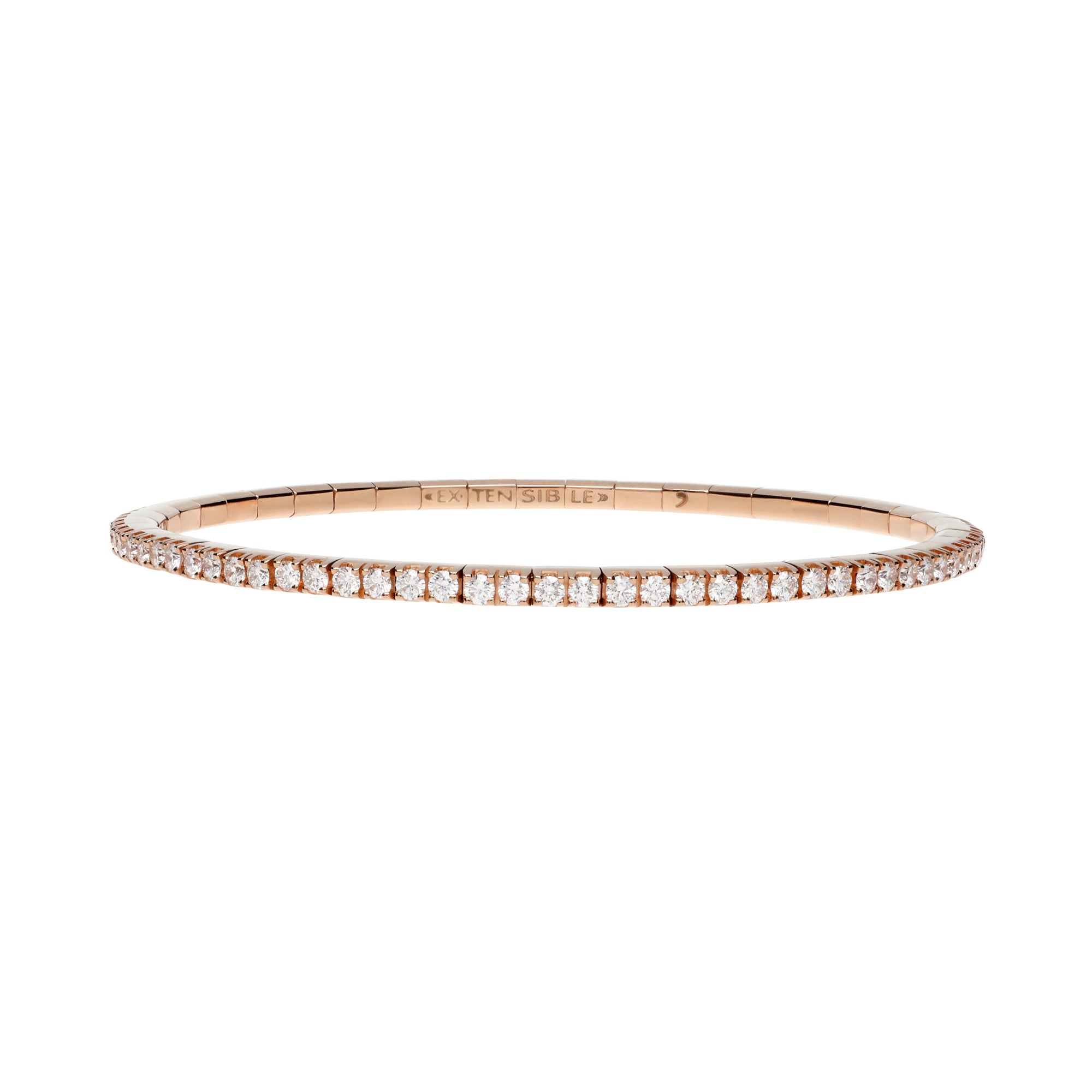 Demeglio Tennisarmband (BTE65DBOR) aus Roségold mit Diamant