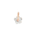 DoDo Anhänger Blume (DMC3006-FLOWS-DB09R) aus Roségold mit Diamant