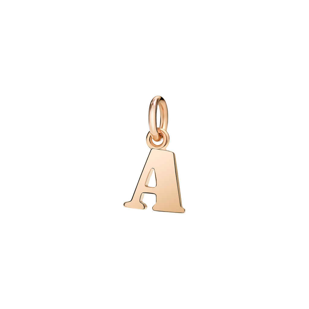 DoDo Anhänger Buchstabe A (DMB2004-LETAL-0009R) aus Roségold