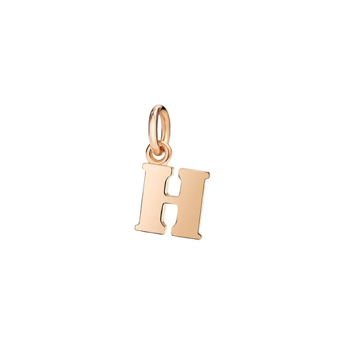 DoDo Anhänger Buchstabe H (DMB2011-LETHL-0009R) aus Roségold