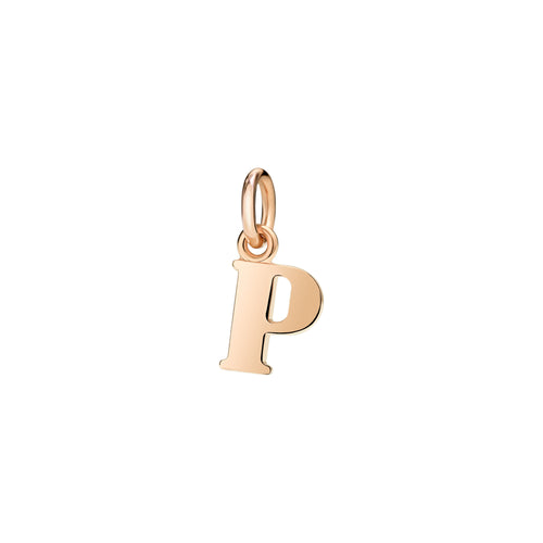 DoDo Anhänger Buchstabe P (DMB2019-LETPL-0009R) aus Roségold