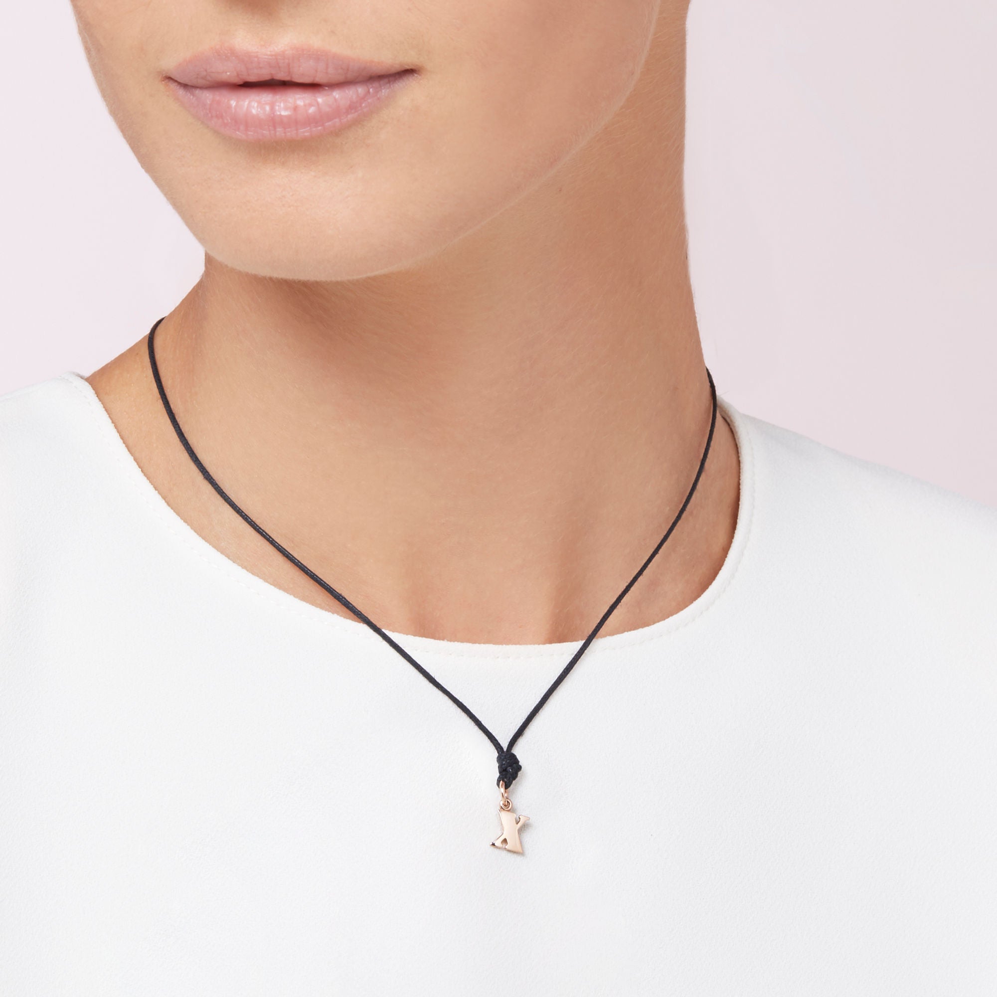 DoDo Anhänger Buchstabe X (DMB2027-LETXL-0009R) aus Roségold
